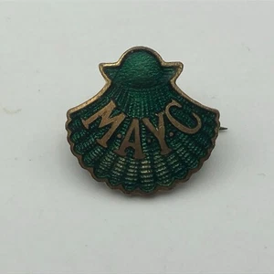 M.A.Y.C. Lapel Pin Methodist Association Of Youth Clubs Clamshell Small Vintage - Picture 1 of 12