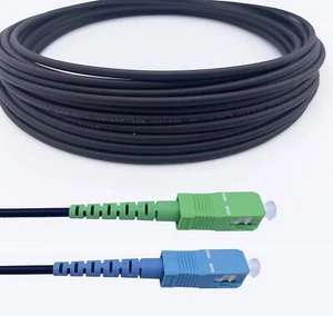 ® - Câble fibre optique en acier blindé compatible Freebox adapté pour intérieur et a... - Photo 1/7