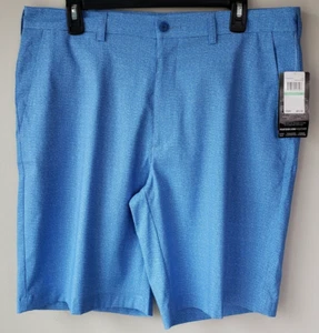 Golfshorts Herren PGA Tour Größe 34 blau vorne flach - Bild 1 von 9