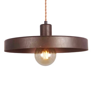 Antik Bronze Anhänger Deckenleuchte, geeignet für LED Upgrade, 1xE27/ES - Bild 1 von 4