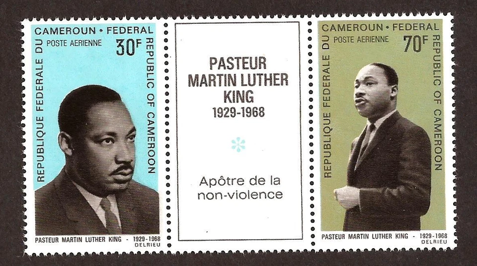 [1257] Cameroon, 1968, Martin Luther King (MNH**) - Image 1 of 1