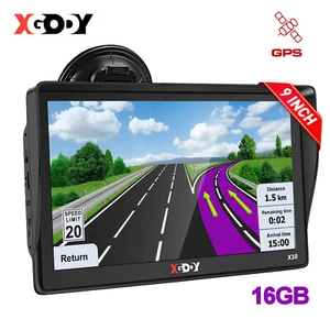 2025 NEW XGODY 9'' Large Screen 16GB GPS SAT NAV for Truck LGV Lorry Motorhome - Picture 1 of 14
