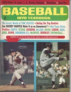 1970 Baseball Yearbook magazine Tom Seaver, Jerry Koosman New York Mets VG - Picture 1 of 2