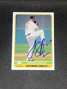 George Sherrill Baltimore Orioles 2009 O-Pee-Chee Signed Auto Card #398 ~ COA - Picture 1 of 3