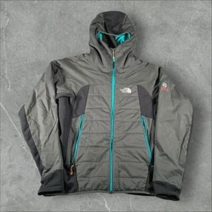 The North Face Summit Series Puffer Jacket Mens Large Grey Polartech Winter Coat - Picture 1 of 8