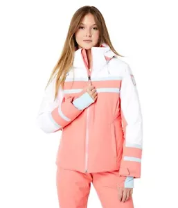 Spyder Captivate Tropic Jacket Women's 8 Ski Snowboard Winter Hooded Snow - Picture 1 of 2