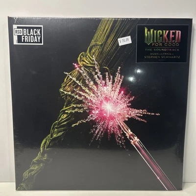 WICKED FOR GOOD THE SOUNDTRACK 2025 RSD BLACK FRIDAY EXCLUSIVE 2X LP NEW SEALED! - Image 1 of 2