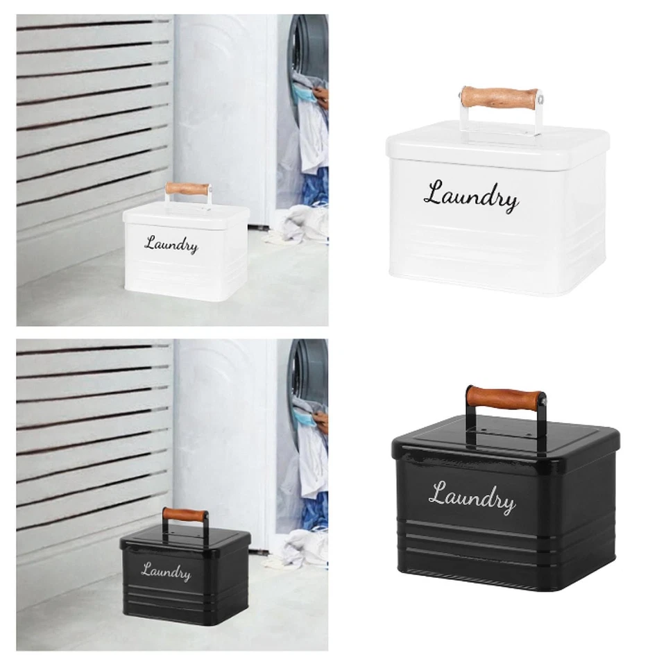 Laundry Pods Storage Container Iron Storage Case Sturdy Desktop Multiuse Large - Image 1 of 1