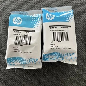Original OEM HP 67XL Schwarz-67XL Tri-Color Tinte Großpackung Original NEU - Bild 1 von 4
