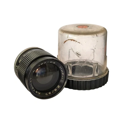 Mir-1 AVTOMAT 2.8/37mm, Soviet Russian Lens, Kiev 10/15 Mount, Case - Imagen 1 de 4