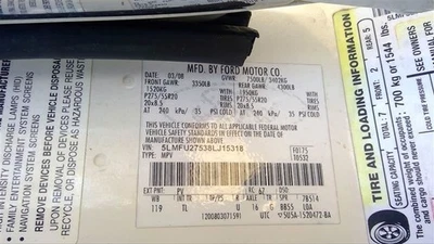 Espejo retrovisor atenuación automática para 00-08 EXPEDITION 943665 Foto 1 de 4