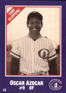 Oscar Azocar 1990 Columbus Clippers Police #12 RC Columbus Clippers ** - Picture 1 of 2
