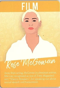 Rose McGowan Film Game Card Girl Power - Picture 1 of 2