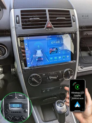 2+32G Android 14 CarPlay Autoradio Für Mercedes Benz A/B-Klasse W169 W245 W639 - Bild 1 von 4