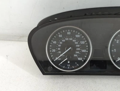 Cuadro de instrumentos velocímetro BMW 528i 2008-2010 medidores C6HGJ Foto 1 de 4