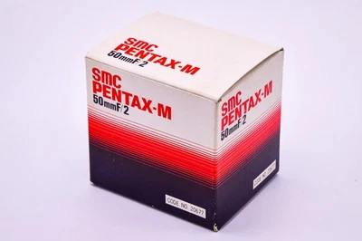 ASAHI SMC Pentax-M 50mm f/2 MF Prime Lens for K Mount with Original Box - Image 1 of 4