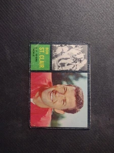 1962 TOPPS FOOTBALL #157 BOB ST. CLAIR  San Francisco 49ers HOF Lower Grade  - Picture 1 of 2