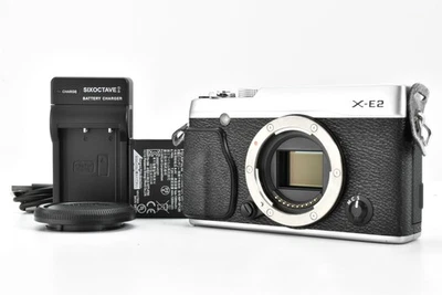 Fujifilm X-E2 16.3 MP Compact  Digital Camera Body Only (Silver)Shipped from US - Image 1 of 4
