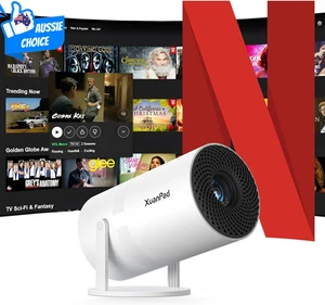 Mini Projector Full HD 1080P Wifi Bluetooth Auto Keystone Portable for Phones - Picture 1 of 9