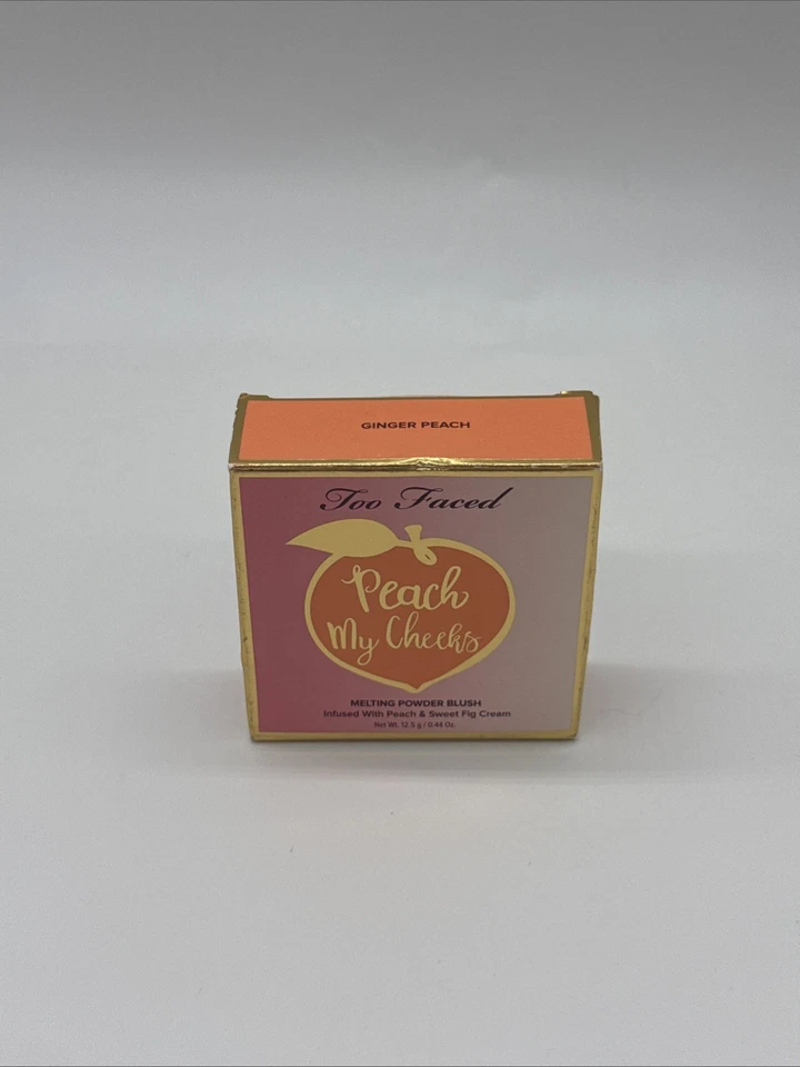 Too Faced Peach My Cheeks GINGER PEACH Melting Powder Blush 0.44 oz BNIB (C4) - Image 1 of 1
