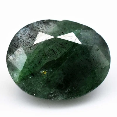 4.75ct 12.01x9.78mm Oval Natural Zambian Green Emerald Treated Gemstone - Image 1 of 4