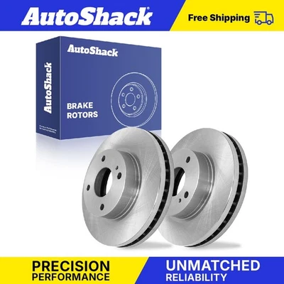 Front Brake Rotors Pair for 2014-2019 Ford Fiesta 1.6L Foto 1 de 4