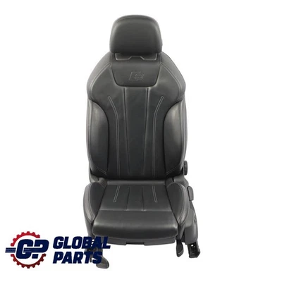 Audi A4 B9 A5 F5 S-Line Front Seat Sport Heated Leather Soul Black Left N/S - Image 1 of 4