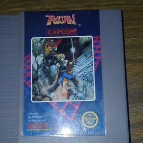 Capcom Trojan Nintendo NES Video Game Cartridge Classic Action Arcade