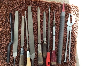 Vintage  Metal Handled File And Misc. Tools - Picture 1 of 8