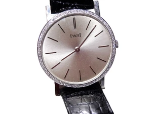 Mid-Size PIAGET ALTIPLANO 31mm 18k Gold Manual Watch Ref. 903 Custom Diam. Bezel - Picture 1 of 9