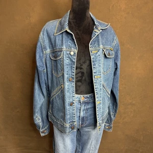 GAP Jacke Herren S Trucker Denim Jeans Vintage 90s Medium Wash Baumwolle Blau USA - Bild 1 von 11
