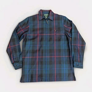 Giacca donna Lauren Ralph piccola petite lana zip quadri shacket (piccoli fori) - Foto 1 di 16