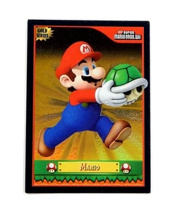 Tarjeta coleccionable New Super Mario Bros Wii Mario Gold Series 2010 lámina #F38 rara - Imagen 1 de 2