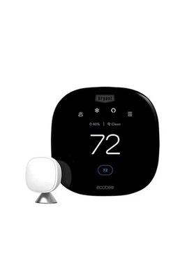 NEW EB-STATE6IBR-01 | Ecobee Smart Thermostat Premium | Siri & Alexa | Black - Image 1 of 2