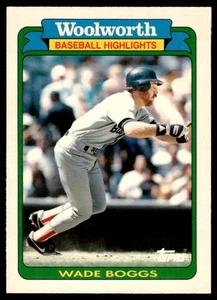 1990 Topps Woolworth Baseball Highlights Wade Boggs Boston Red Sox #8 - Picture 1 of 2