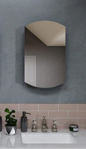 Croydex Sirena, Recessed/Surface Mount, Hang 'n' Lock Easy Arched Aluminum - Picture 1 of 7
