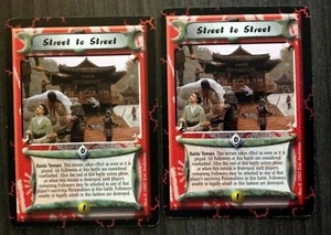 Street to Street (2) L5R Leyenda de los Cinco Anillos CCG Clan Escorpión Golpe - Imagen 1 de 1