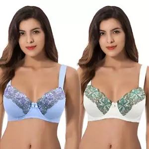 Minimizer-BH mit Bügel und Stickerei Spitze Damen Übergröße - Bild 1 von 7