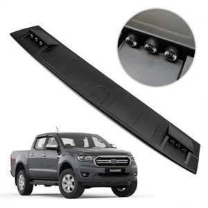 Front Roof Spoiler LED Cover Matte Black For Ford Ranger XLT Wildtrak '18 '19 - Picture 1 of 7