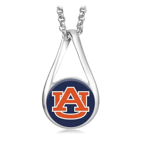 Special Auburn Tigers Womens Sterling Silver Necklace Jewelry Gift D28PL Cover