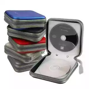 40 CD DVD Carry Case Cover Disc Storage Holder CD Sleeve Wallet Ideal for In Car - Picture 1 of 21
