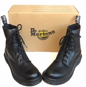Dr. Martens Womens Boots 1460 Pascal Mono Ankle Leather Sz 8 Doc Virginia Combat - Picture 1 of 15