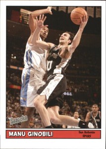 2005-06 Topps Bazooka Basketball #36 Manu Ginobili