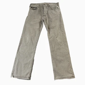 Armani Jeans J21 Mens 30 28 * Regular Fit Stretch Straight Light Wash Grey - Picture 1 of 14