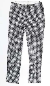 H&M Womens Black Cotton Blend Jegging Size 8 L25 in - Picture 1 of 12