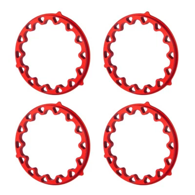 Anillo de llantas Beadlock de 1,9"" 2,2"" 4 piezas para oruga RC 1/10 SCX10 TRX-4 D90 Foto 1 de 4