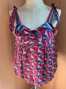Vintage y2k Marc Jacobs Tank Top Mod Retro Babydoll Ballon plissiert Büste 6 - Bild 1 von 4