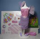 NEW Garden Party Flower Barbie Doll #1953 Mattel 1988 outfit dress Purple OUTFIT