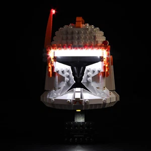 Kit de Luz LED BrickBling para LEGO Clone Commander Casco Cody 75350 Iluminación Hágalo usted mismo - Imagen 1 de 10