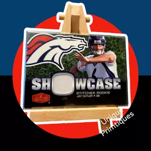 2006 Flair Showcase Showcase Stitches Jersey #SHSJC Jay Cutler Jersey Broncos - Picture 1 of 3